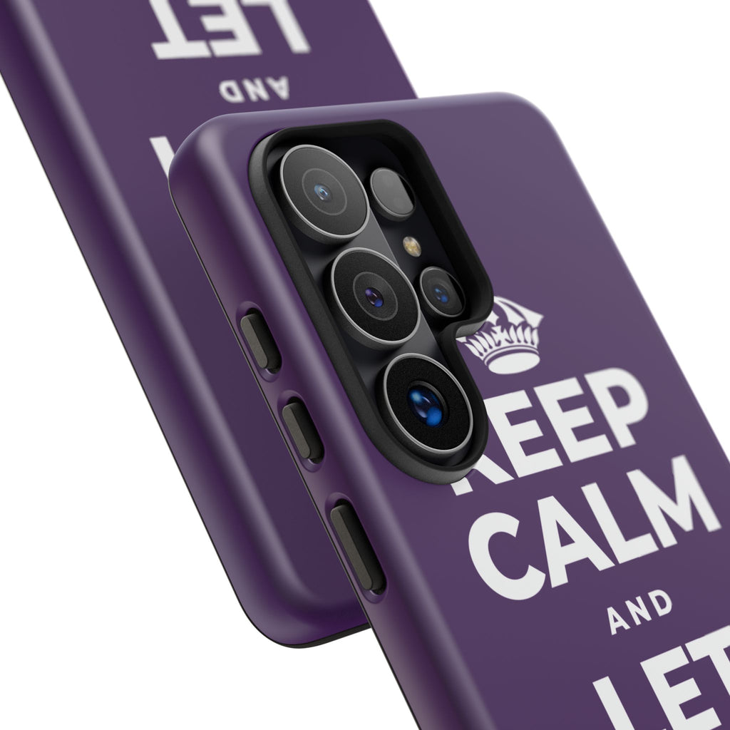 KEEP CALM AND LET IT RAIN Phone Case