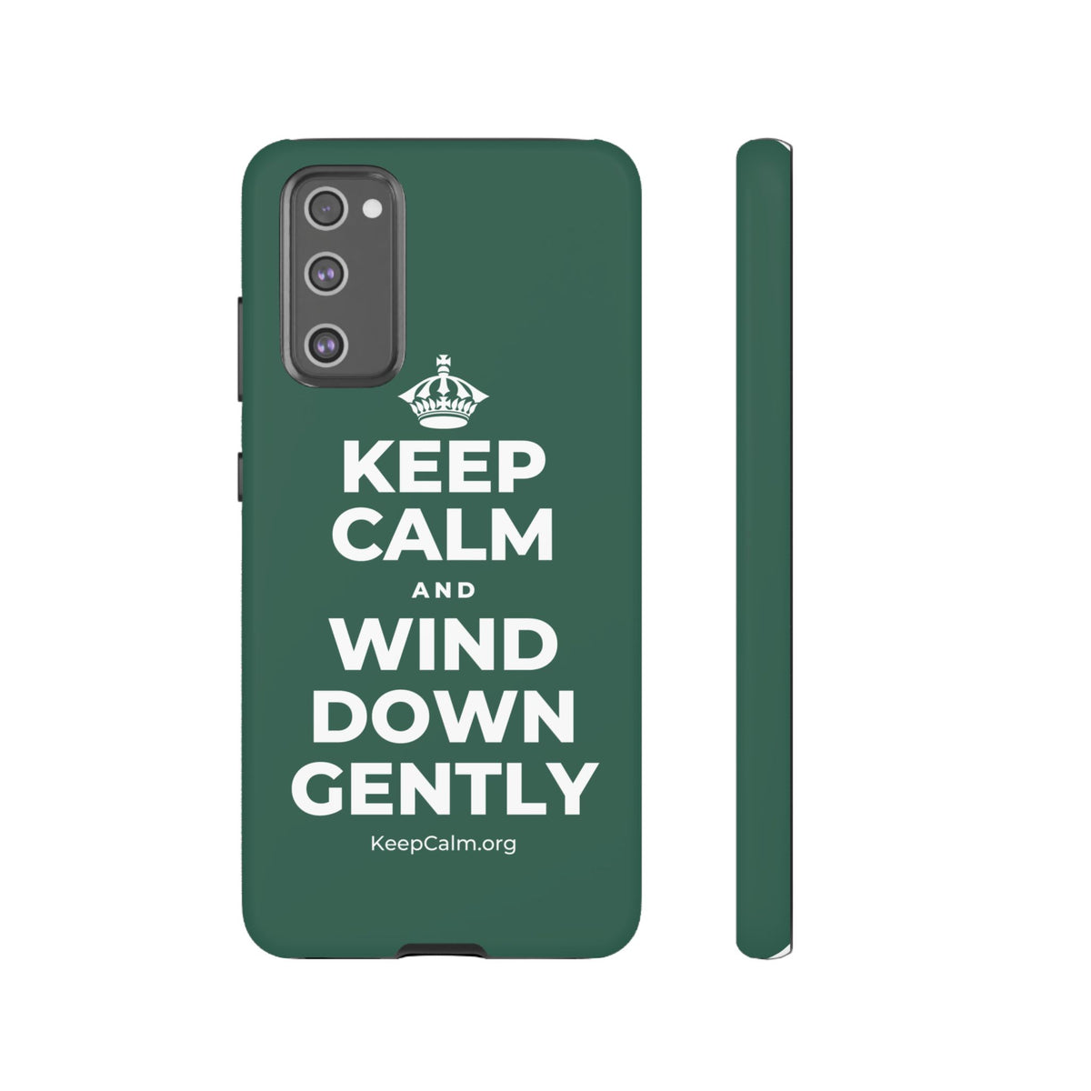 KEEP CALM AND WIND DOWN GENTLY Phone Case