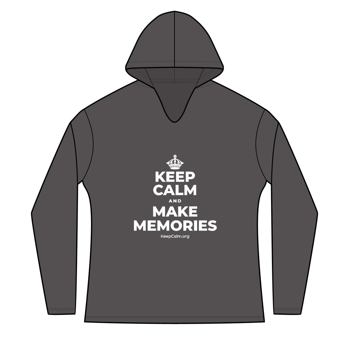KEEP CALM AND MAKE MEMORIES Women's Long Sleeve Hoodie