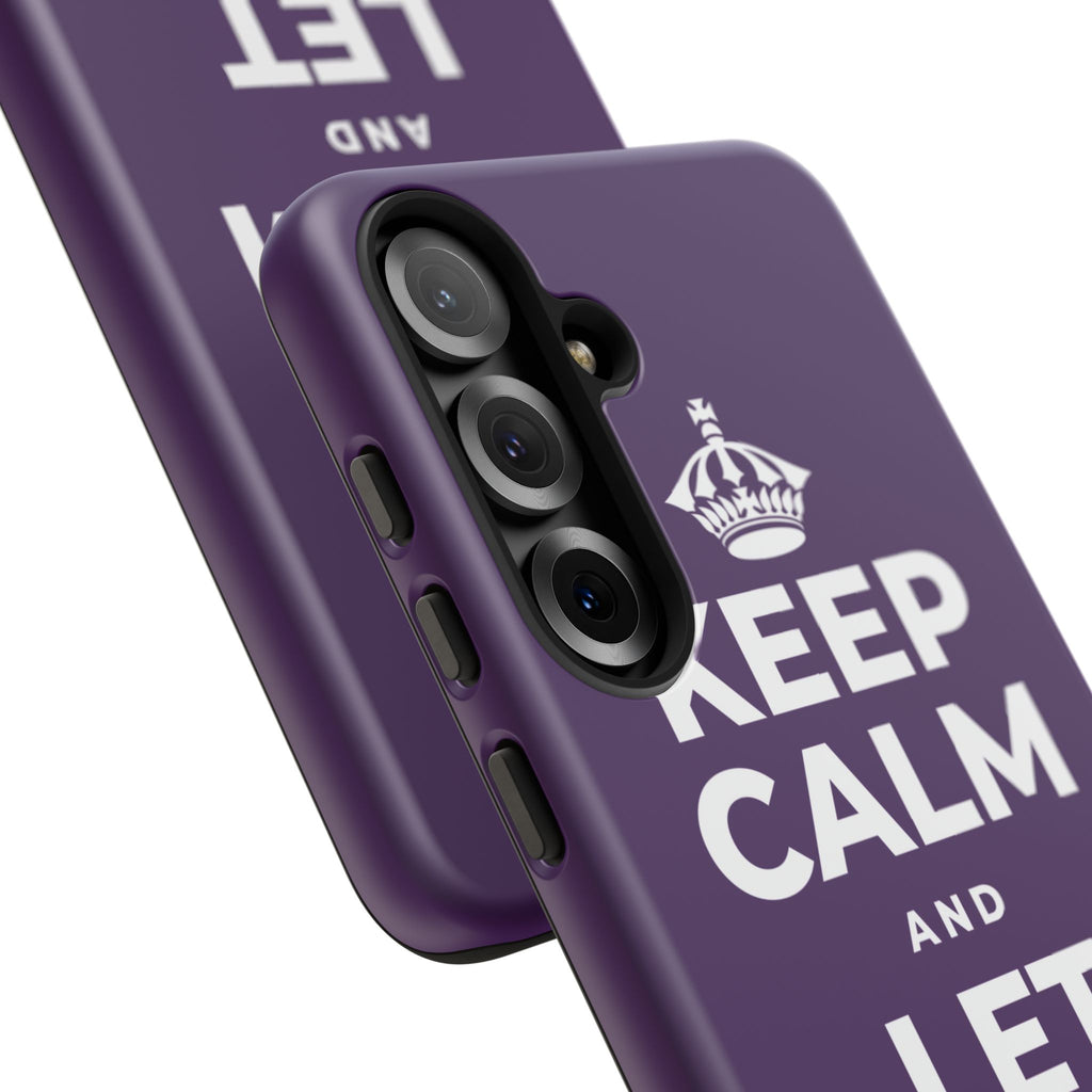 KEEP CALM AND LET IT RAIN Phone Case