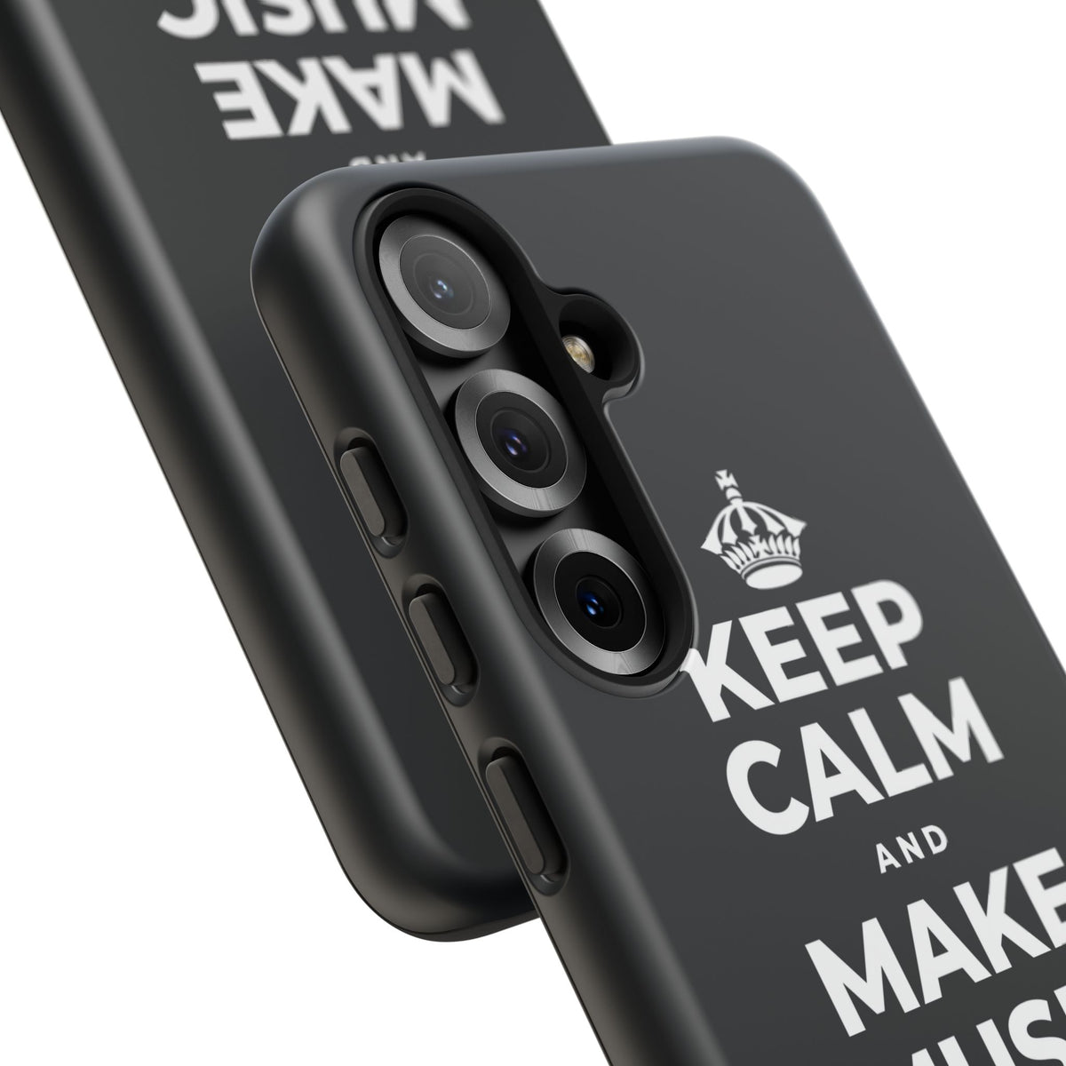 KEEP CALM AND MAKE MUSIC THAT HEALS Phone Case (Dark)