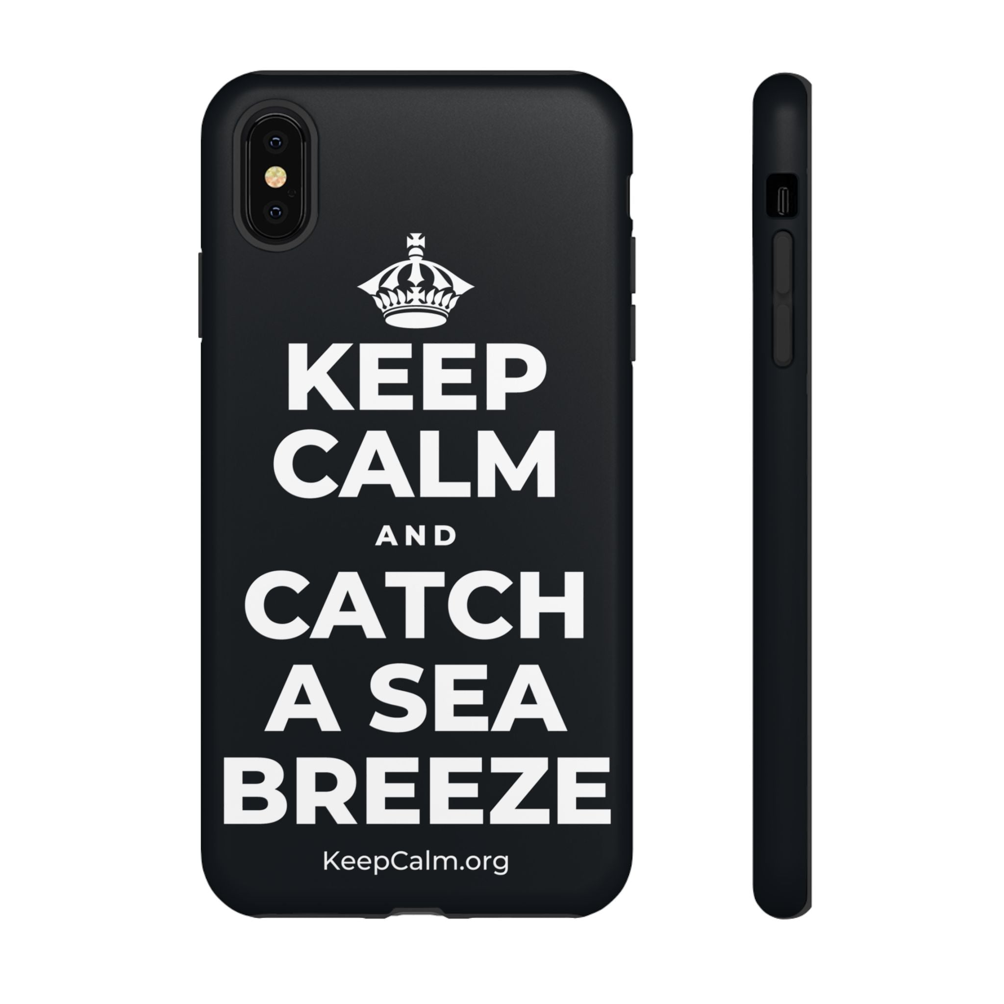 KEEP CALM AND CATCH A SEA BREEZE Phone Case (Dark)