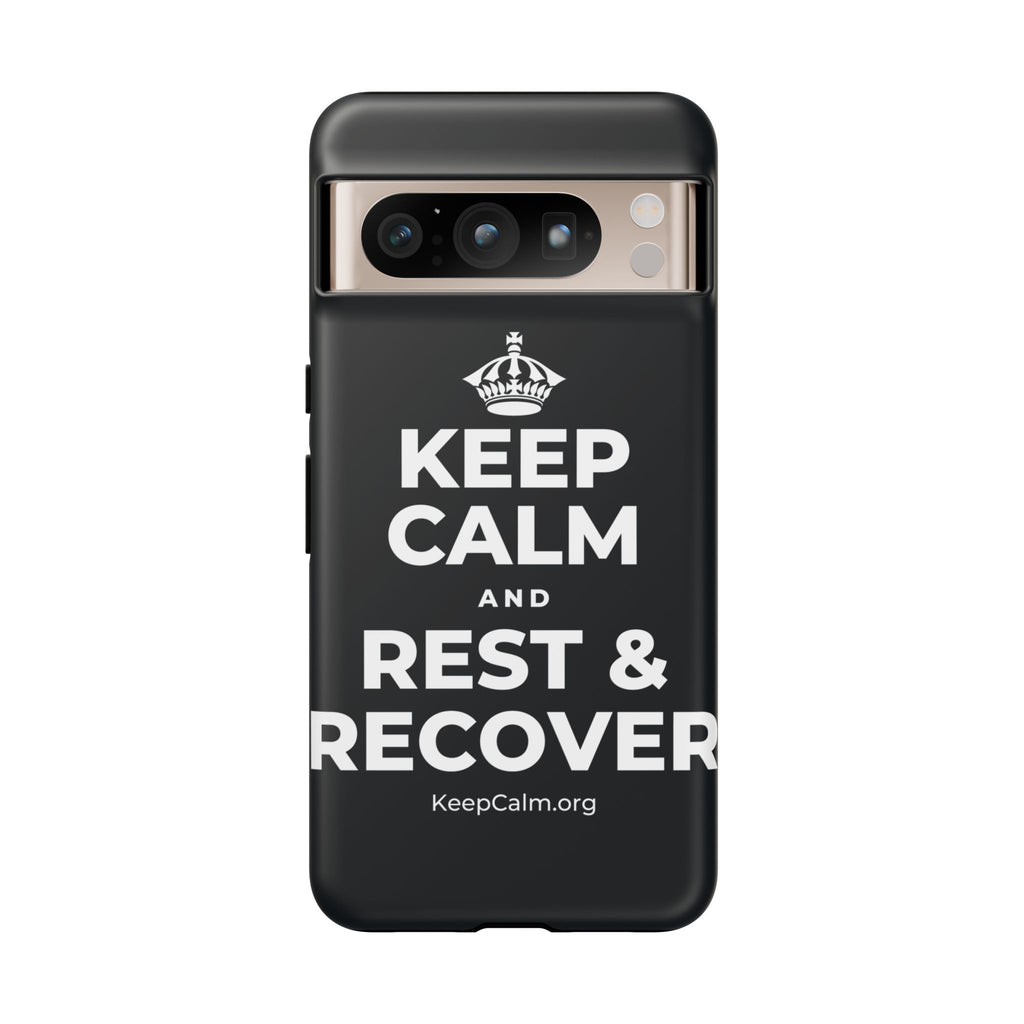 KEEP CALM AND REST & RECOVER Phone Case (Dark)