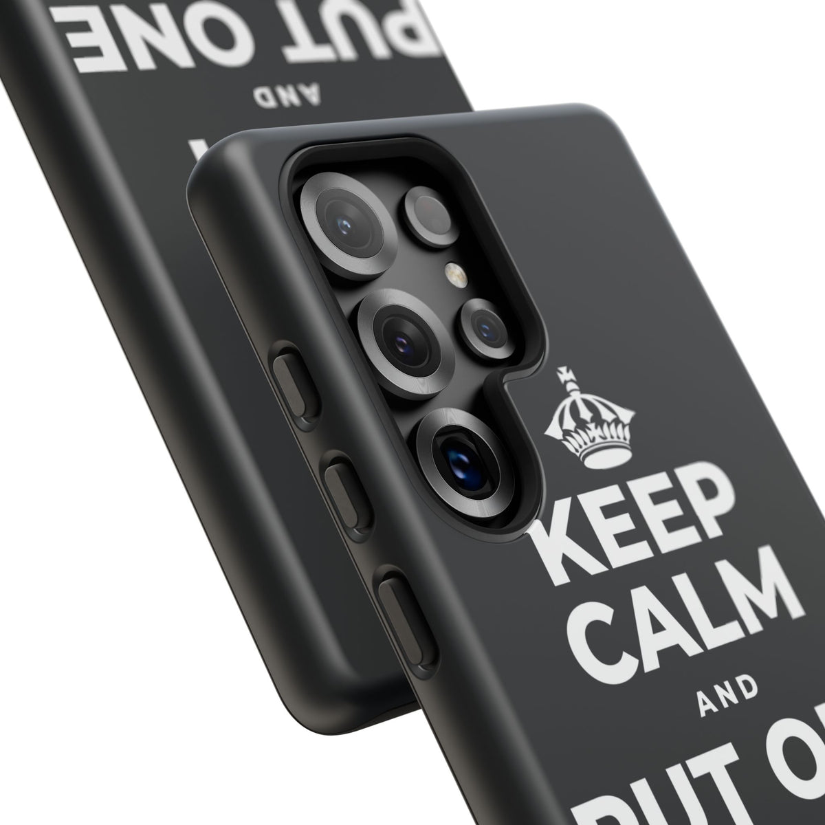 KEEP CALM AND PUT ONE THING RIGHT Phone Case (Dark)