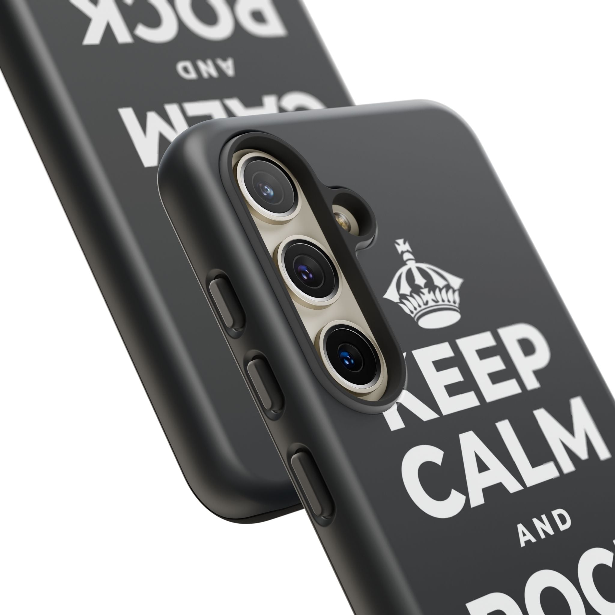 KEEP CALM AND ROCK THAT SMILE Phone Case (Dark)