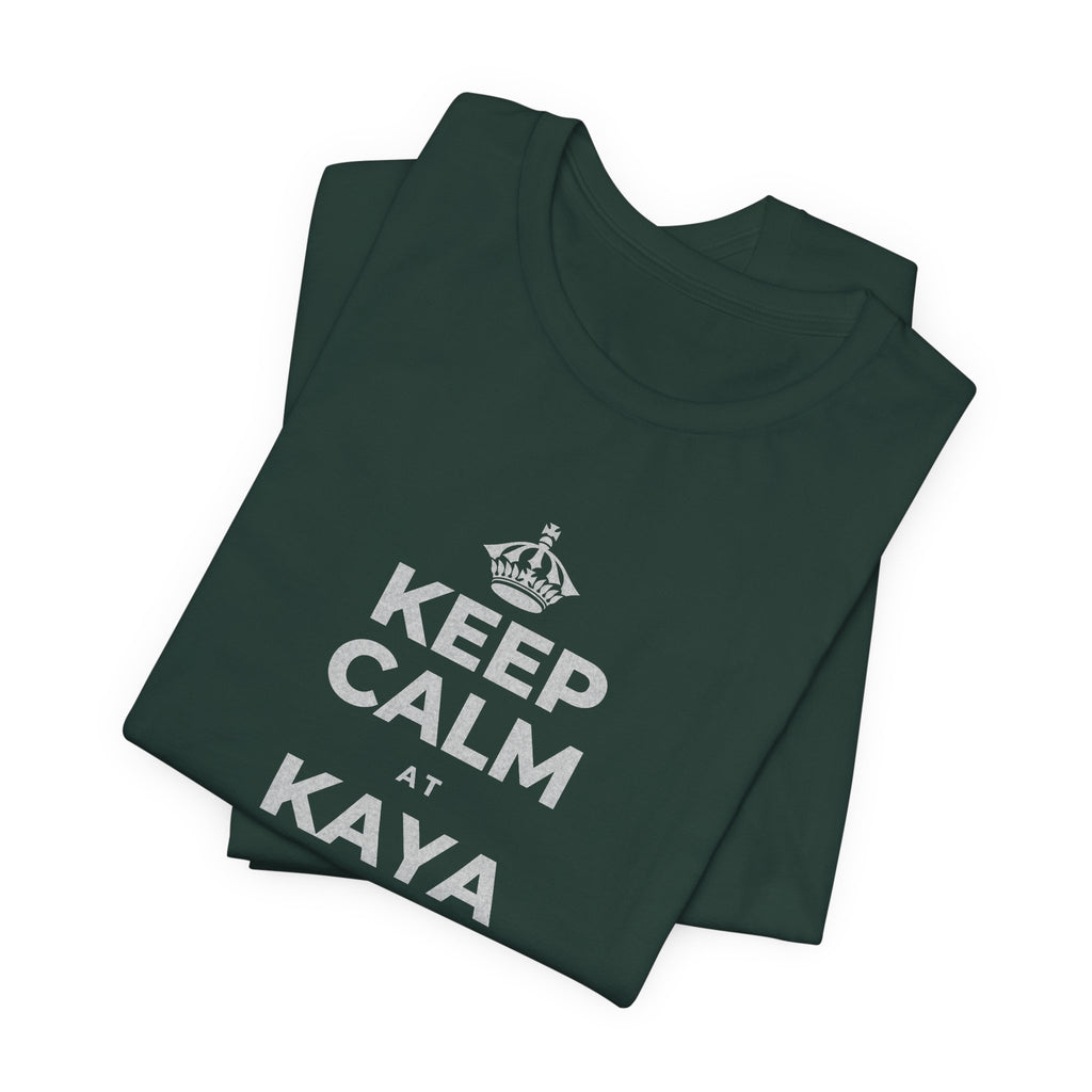 KEEP CALM AT KAYA MONG MATUTO NG KAHIT ANO T-Shirt (White–Asphalt)
