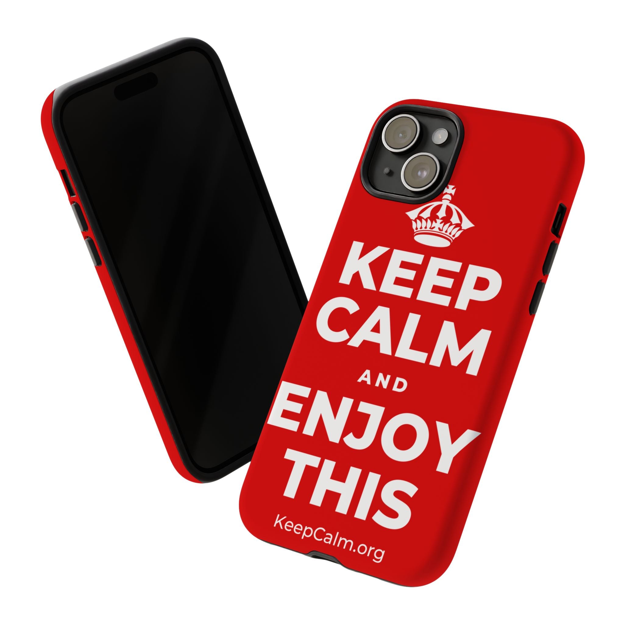 KEEP CALM AND ENJOY THIS Phone Case