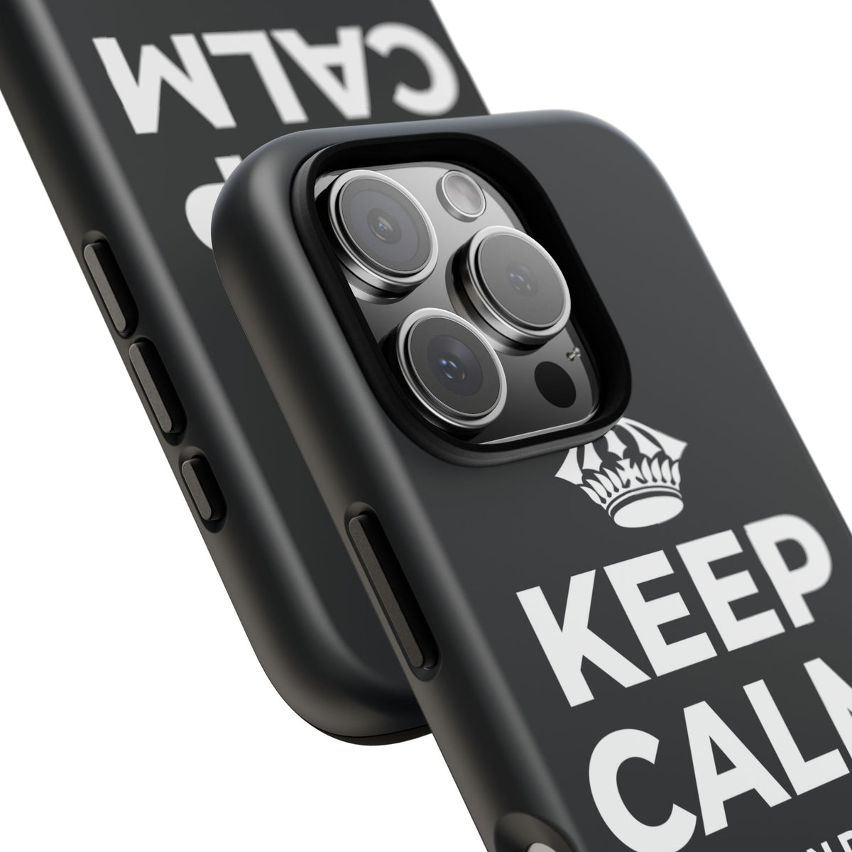 KEEP CALM AND SHINE Phone Case (Dark)