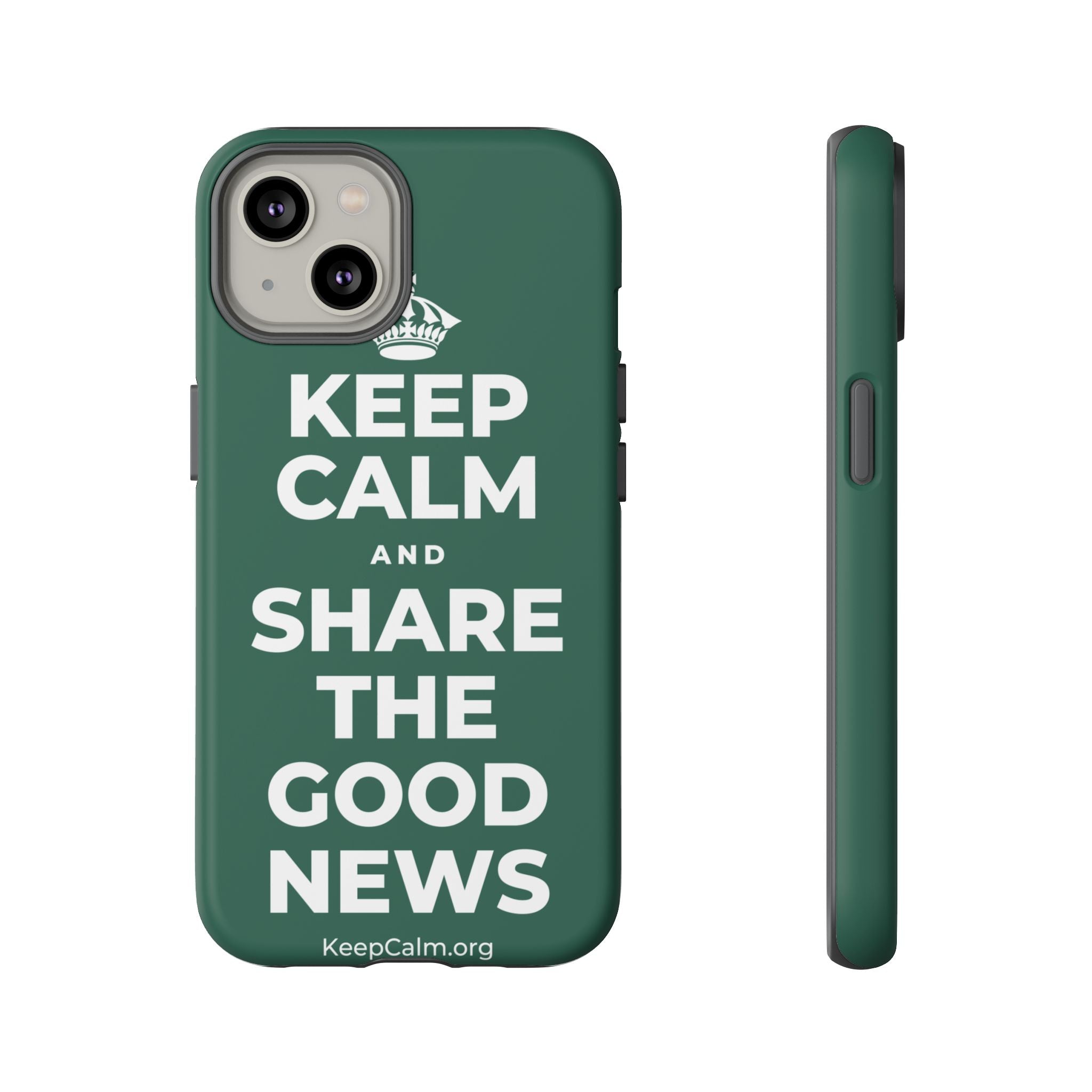 KEEP CALM AND SHARE THE GOOD NEWS Phone Case
