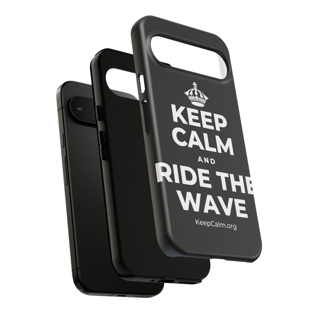KEEP CALM AND RIDE THE WAVE Phone Case