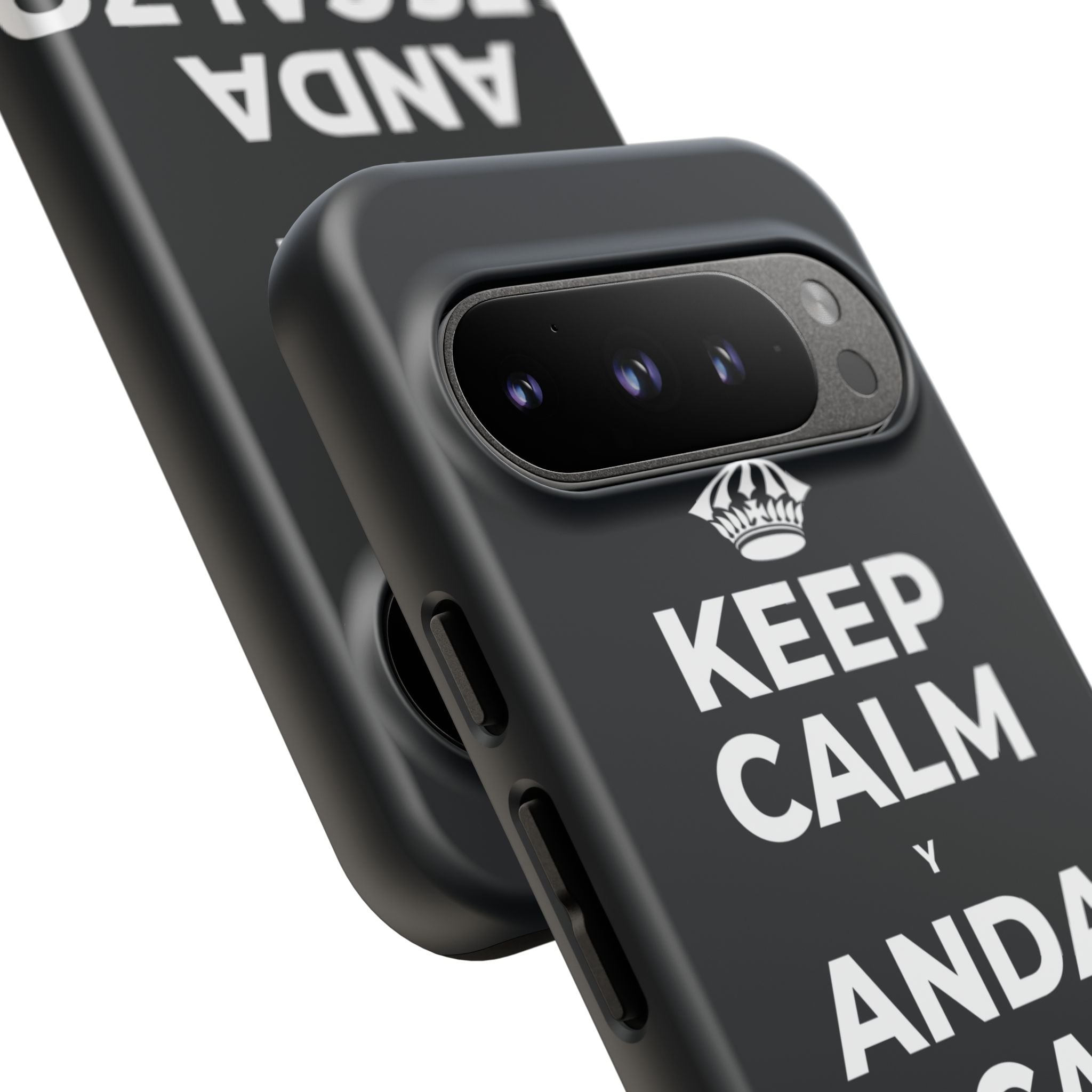 KEEP CALM Y ANDA DESCALZO EN EL PASTO Phone Case (Dark)