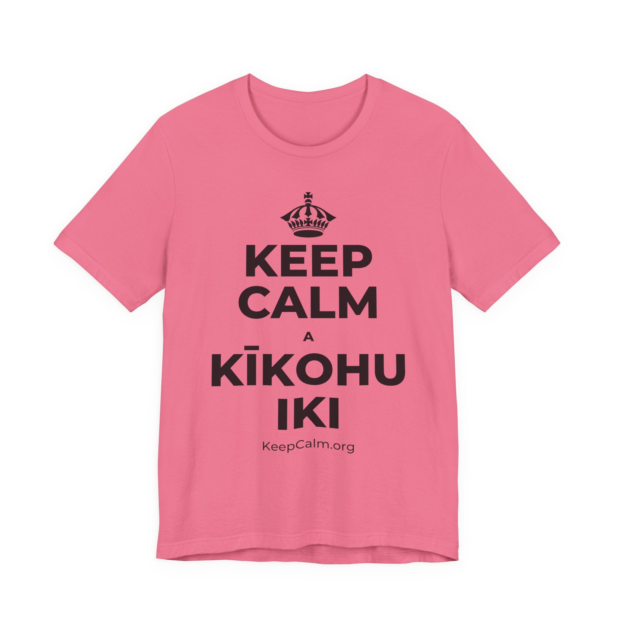 KEEP CALM A KĪKOHU IKI T-Shirt (Military Green–Autumn)