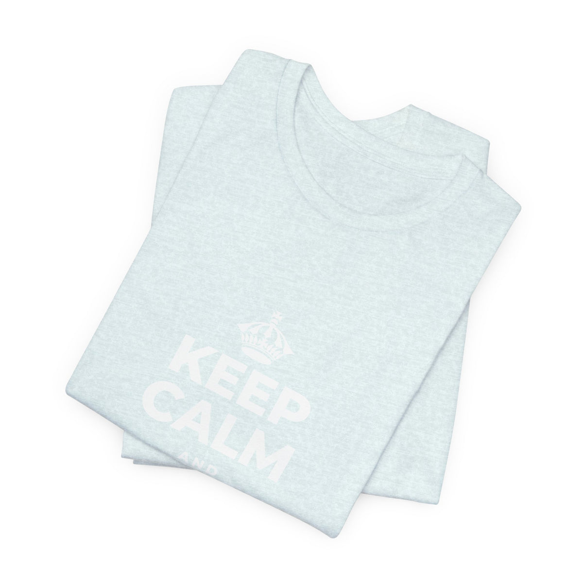 KEEP CALM AND MAKE MEMORIES T-Shirt (Soft Cream–Heather Mauve)