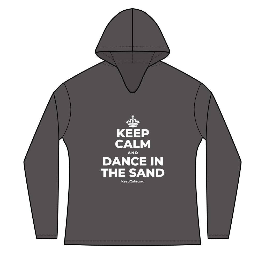 KEEP CALM AND DANCE IN THE SAND Women's Long Sleeve Hoodie