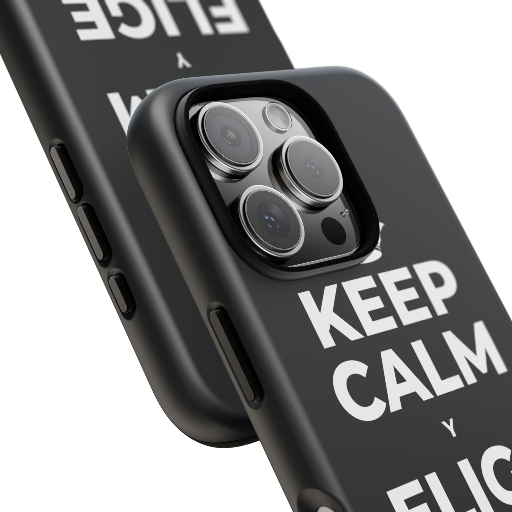 KEEP CALM Y ELIGE LA ALEGRÍA Phone Case (Dark)