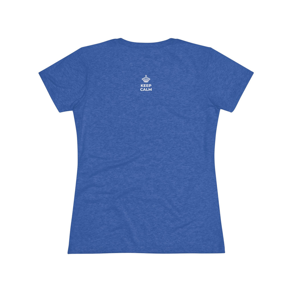 KEEP CALM AND CLOSE THE DOOR Women's Tri-Blend Tee