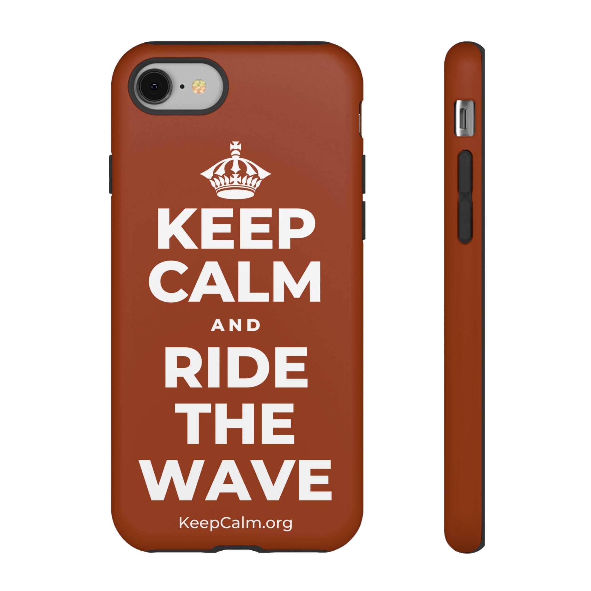 KEEP CALM AND RIDE THE WAVE Phone Case
