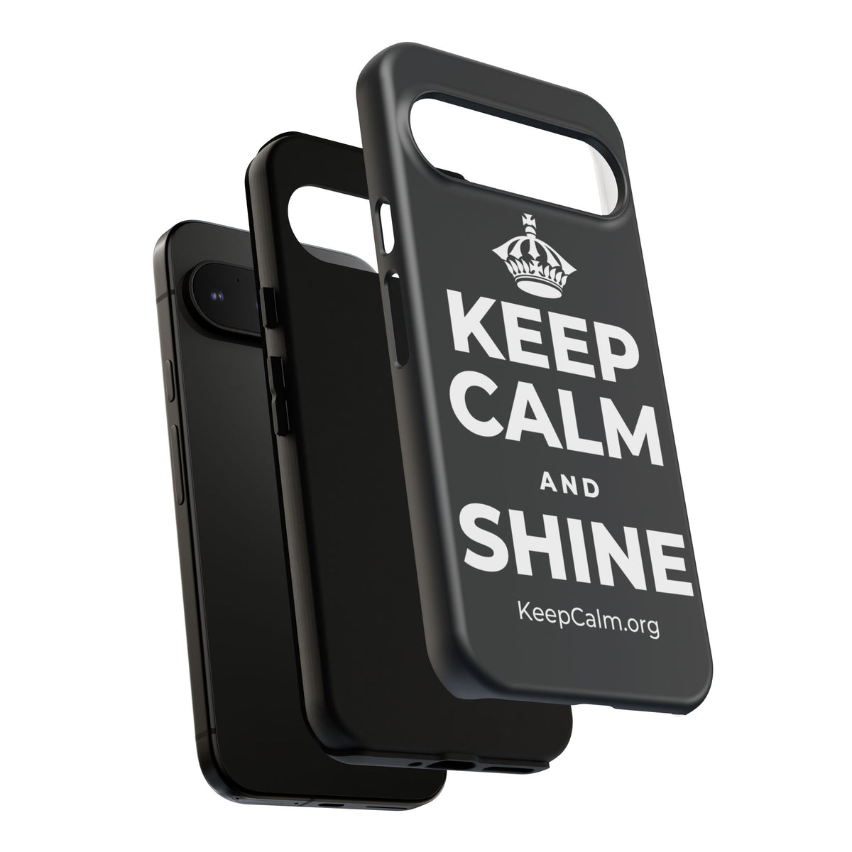 KEEP CALM AND SHINE Phone Case (Dark)