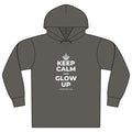 KEEP CALM AND GLOW UP Organic Hoodie Tee