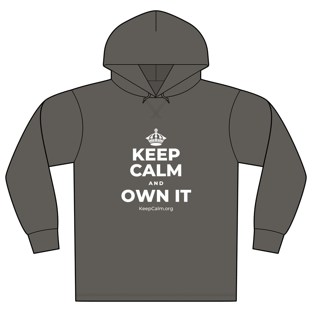 KEEP CALM AND OWN IT Organic Hoodie Tee