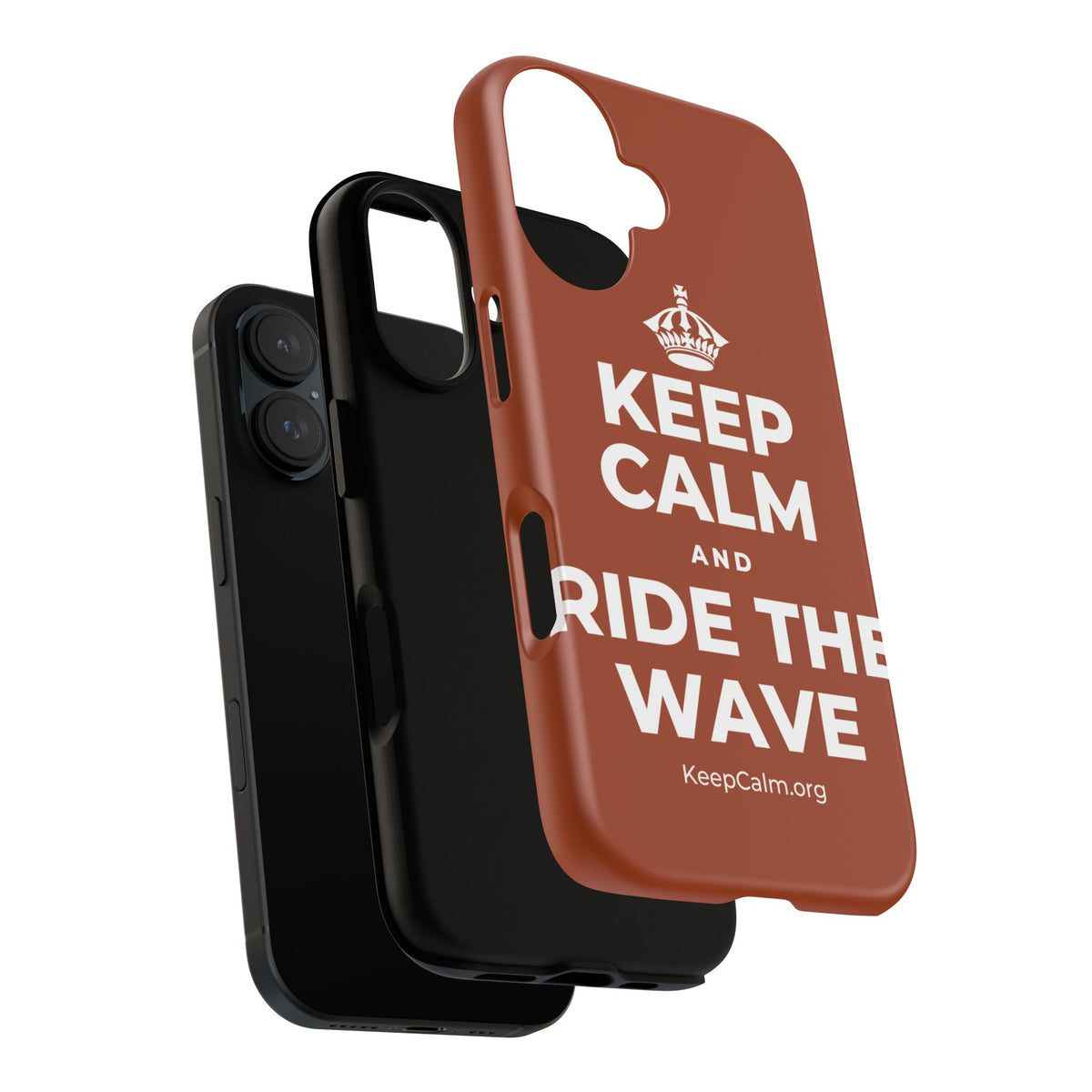 KEEP CALM AND RIDE THE WAVE Phone Case