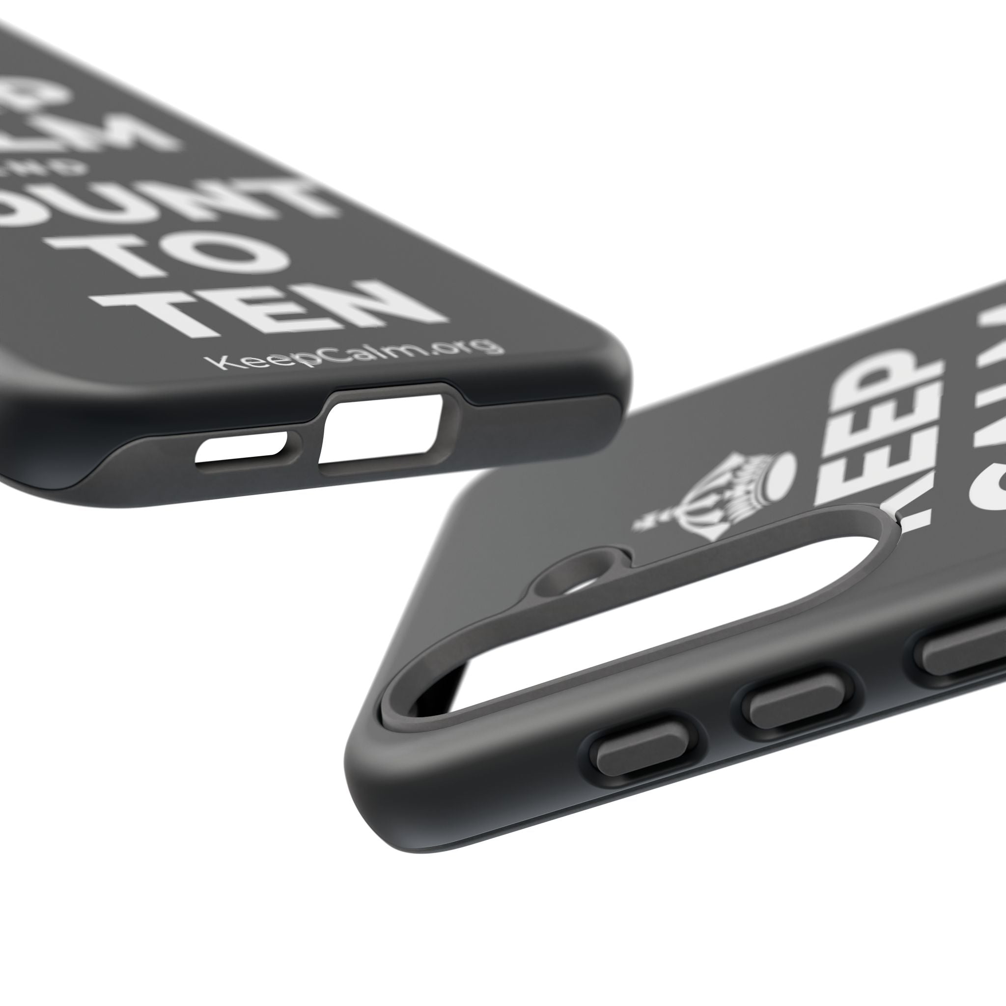 KEEP CALM AND COUNT TO TEN Phone Case (Dark)