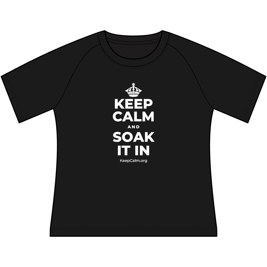 KEEP CALM AND SOAK IT IN Women's Raglan Tee