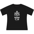 KEEP CALM AND SOAK IT IN Women's Raglan Tee