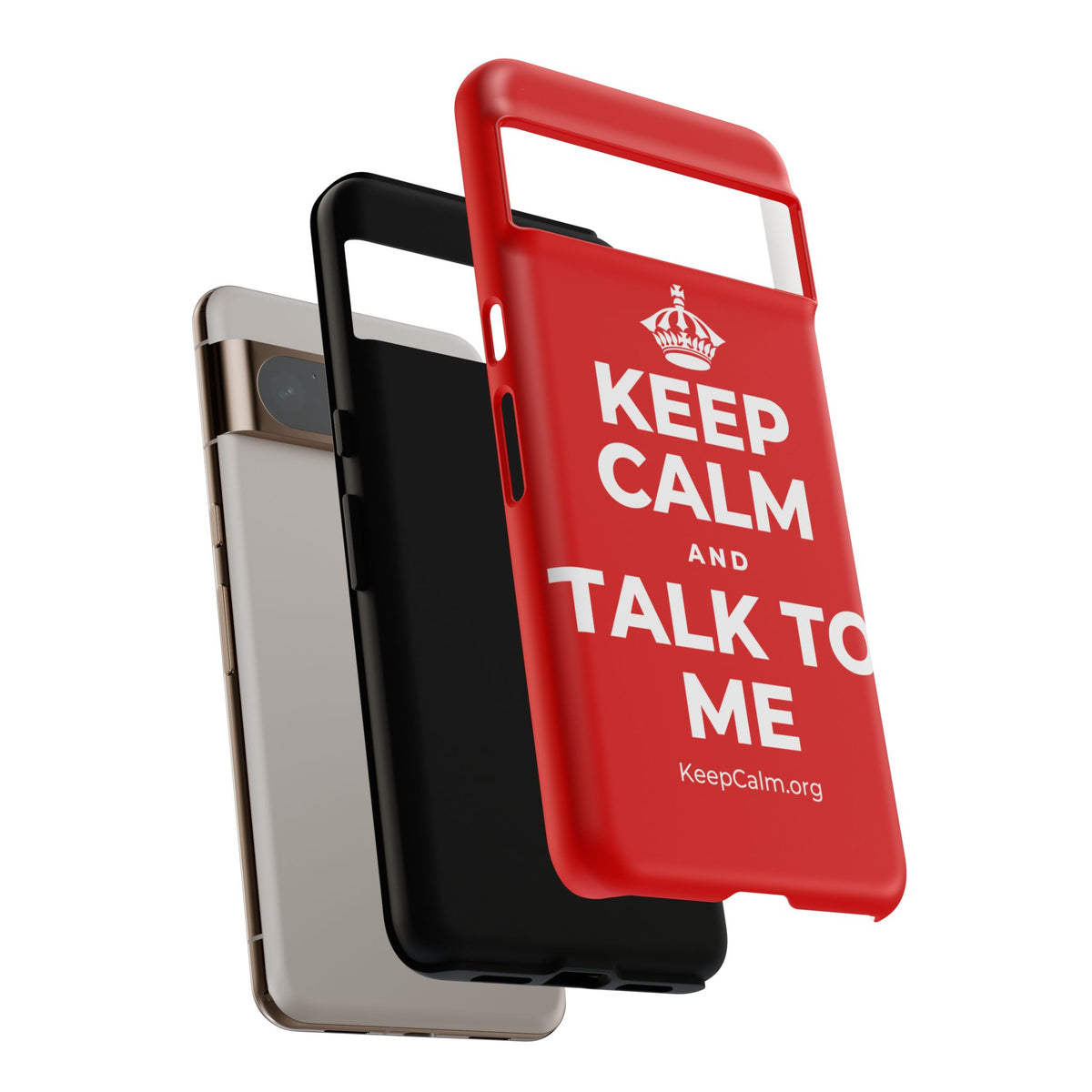 KEEP CALM AND TALK TO ME Phone Case