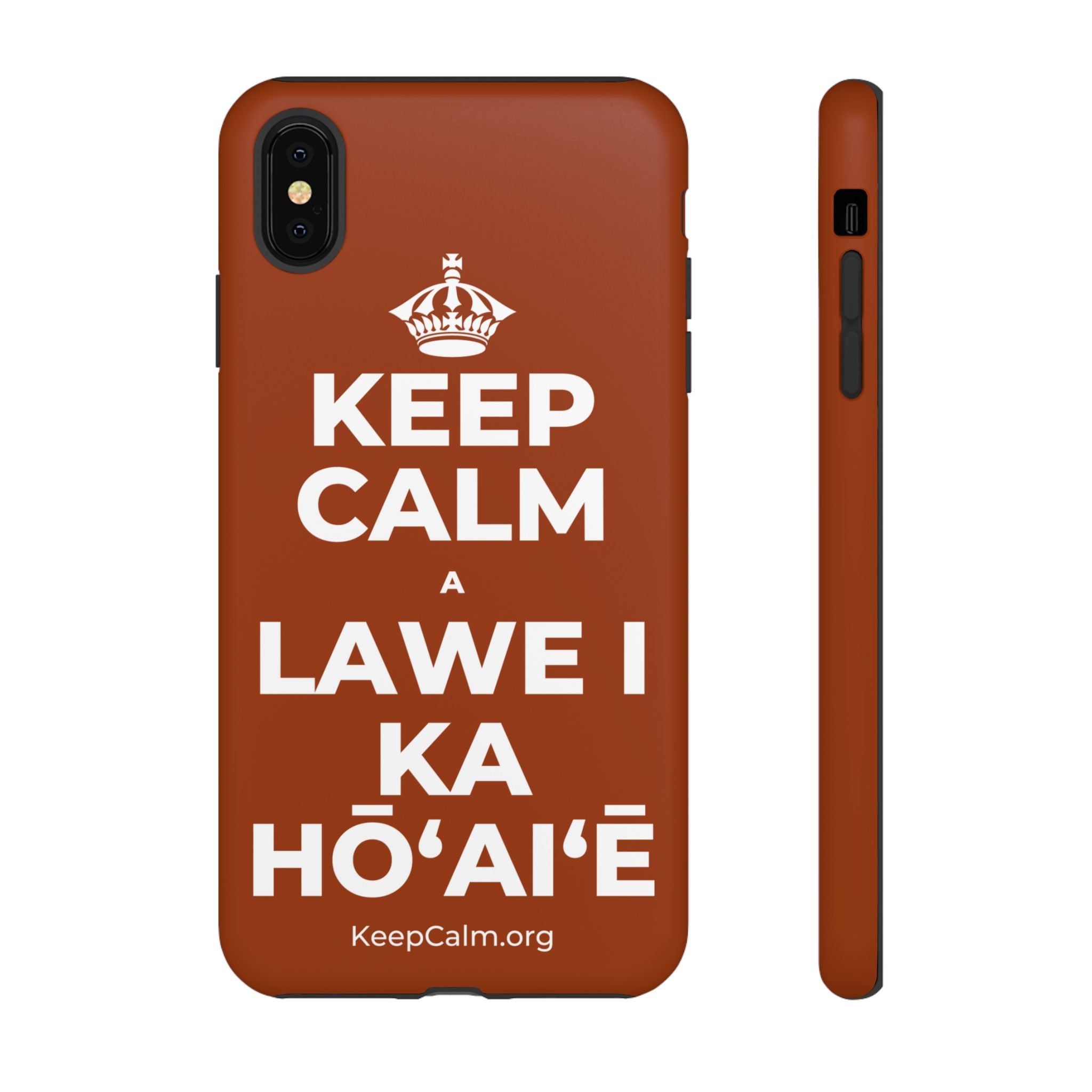 KEEP CALM A LAWE I KA HŌʻAIʻĒ Phone Case