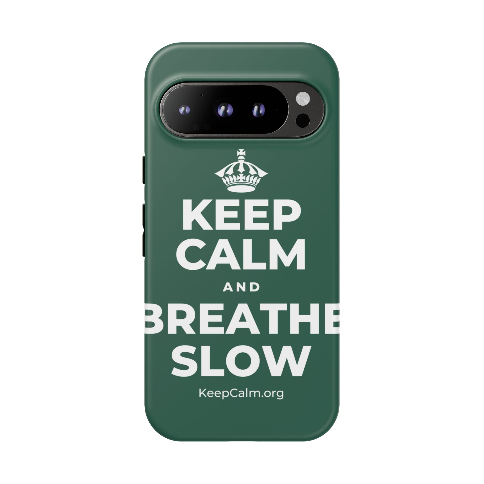 KEEP CALM AND BREATHE SLOW Phone Case