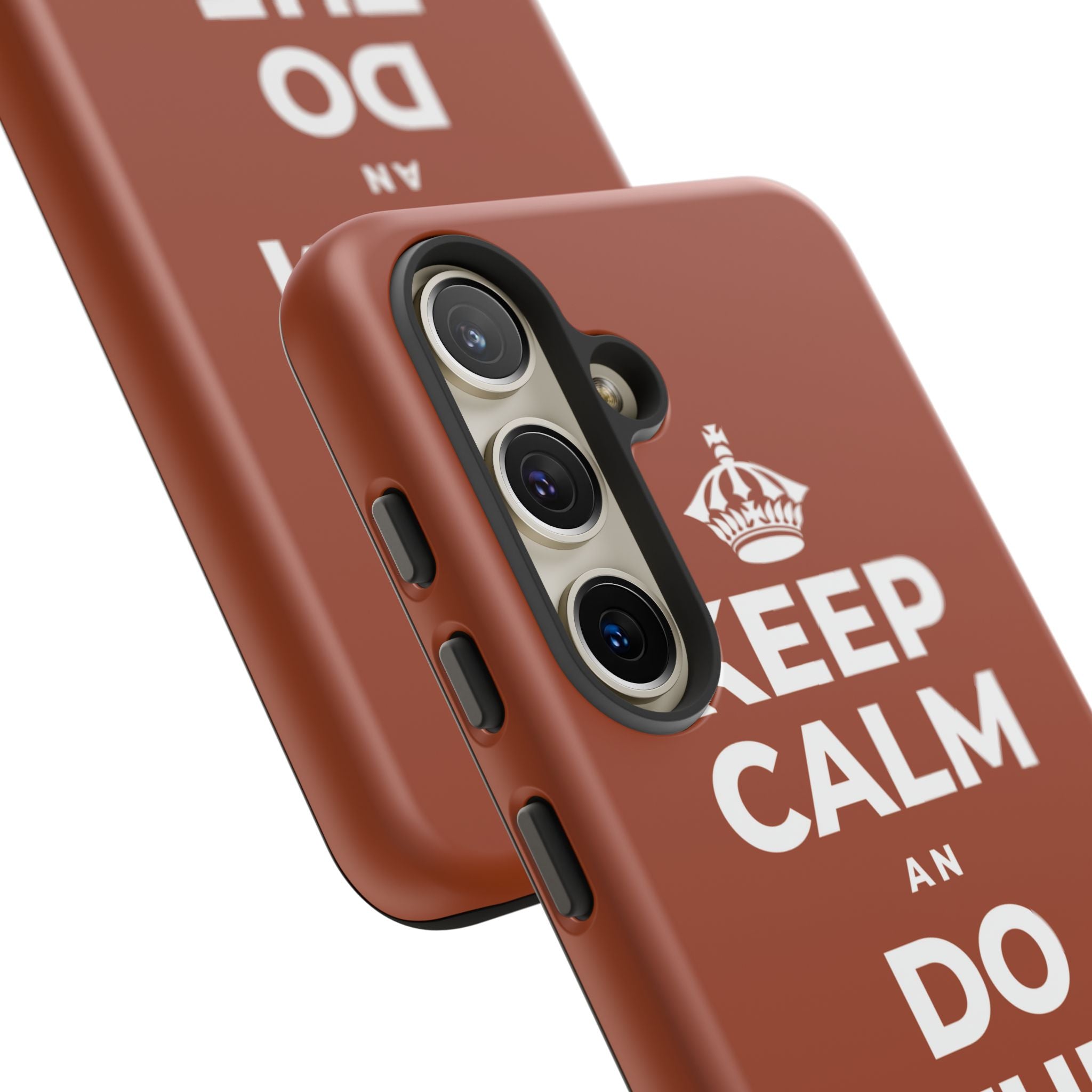 KEEP CALM AN DO THE HARD TIN Phone Case