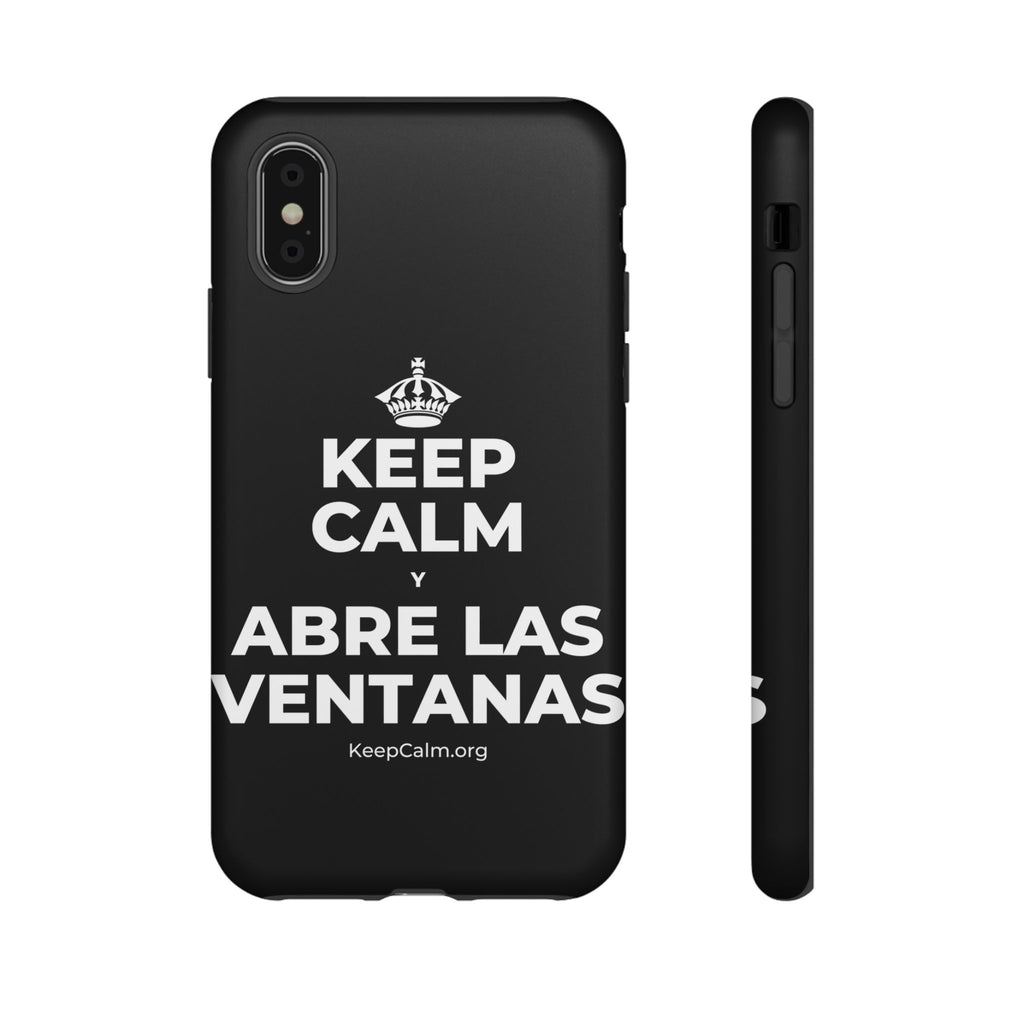 KEEP CALM Y ABRE LAS VENTANAS Phone Case