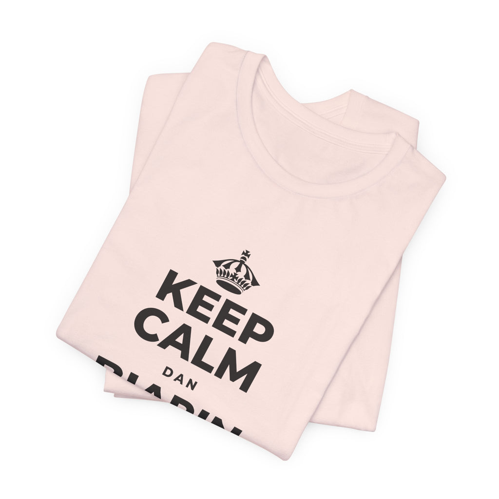 KEEP CALM DAN BIARIN PERASAAN ITU MASUK T-Shirt (Soft Cream–Heather Mauve)