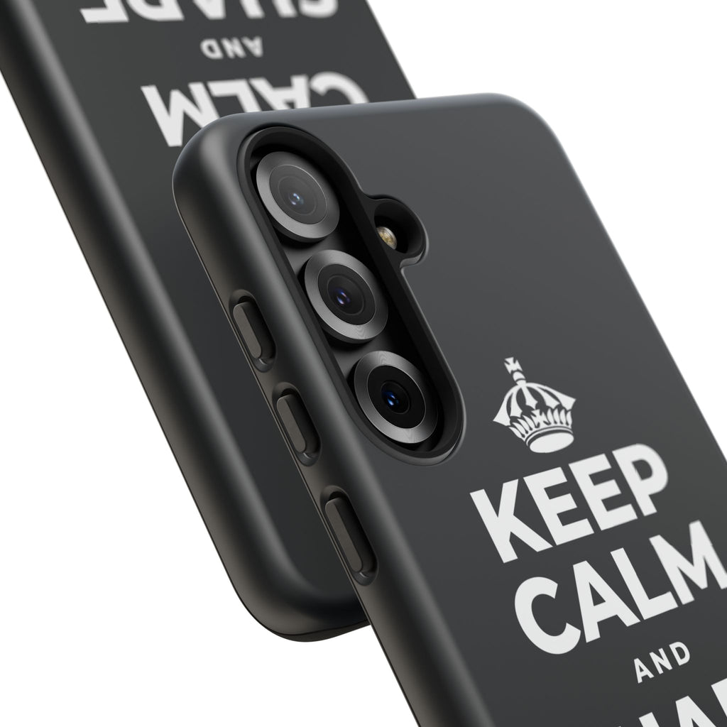 KEEP CALM AND SHARE THE LOVE Phone Case (Dark)