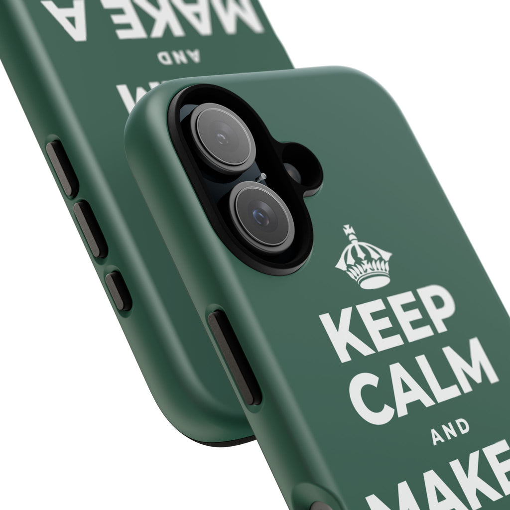 KEEP CALM AND MAKE A HAPPY MEMORY Phone Case
