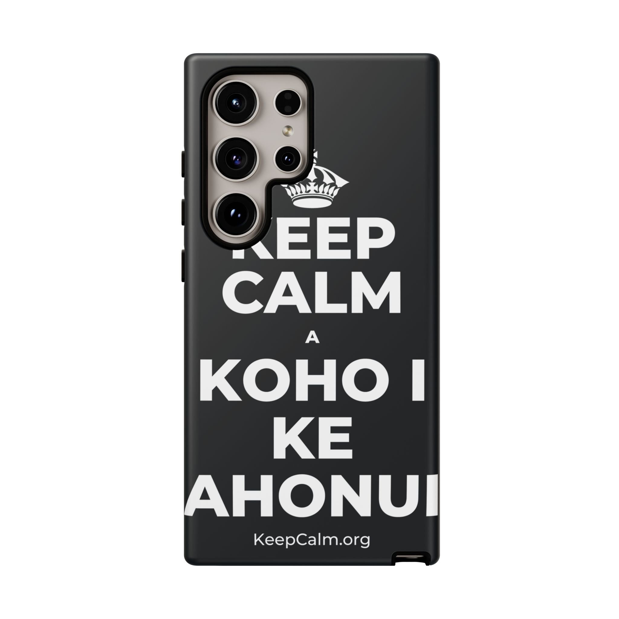KEEP CALM A KOHO I KE AHONUI Phone Case (Dark)