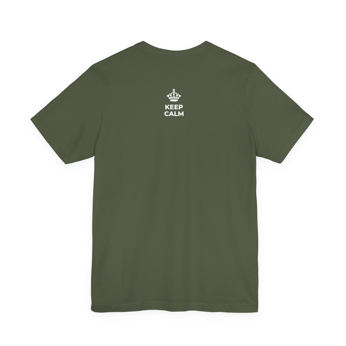 KEEP CALM A HOʻOKUʻU I KA LĀ T-Shirt (Military Green–Autumn)