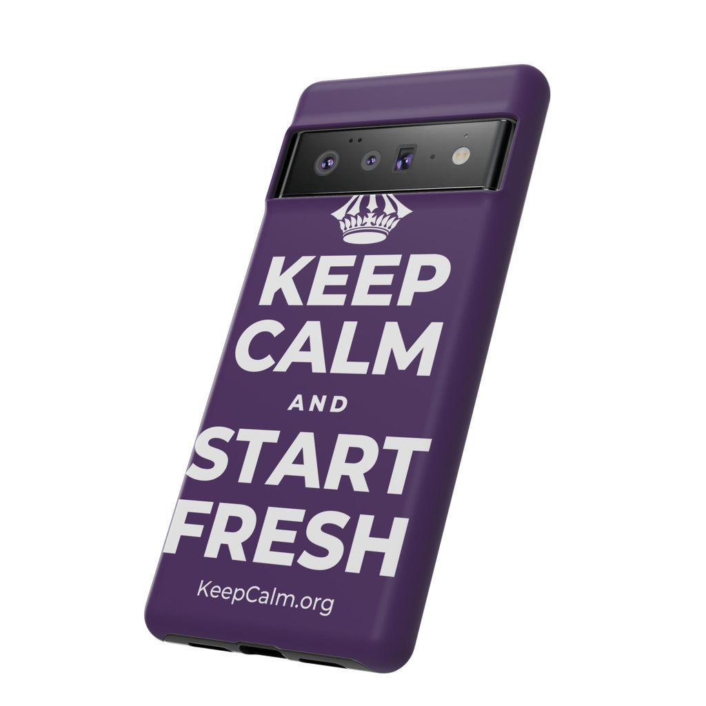 KEEP CALM AND START FRESH Phone Case