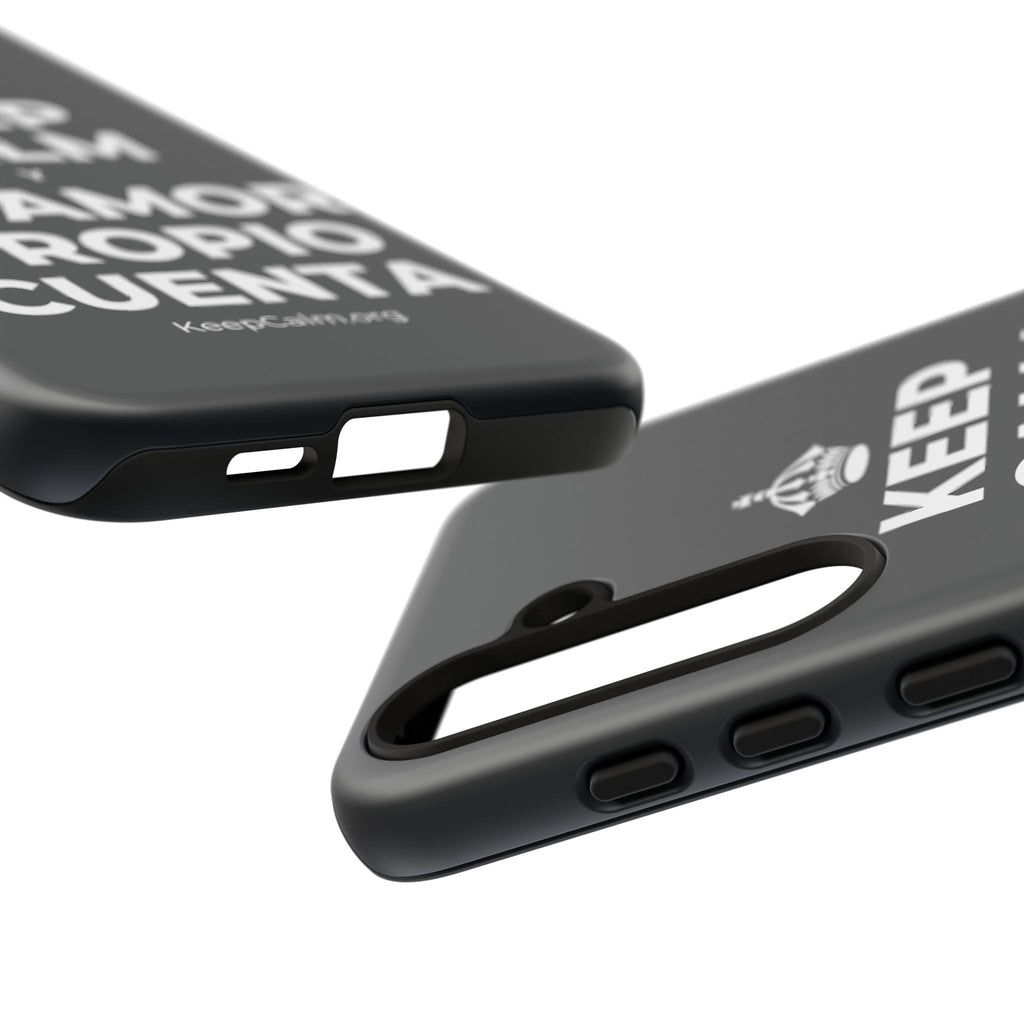 KEEP CALM Y EL AMOR PROPIO CUENTA Phone Case (Dark)
