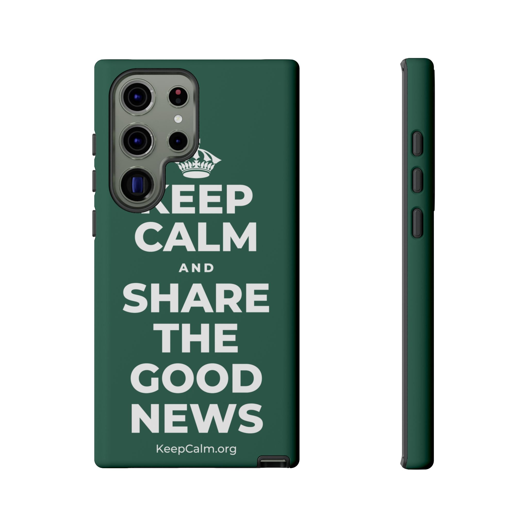 KEEP CALM AND SHARE THE GOOD NEWS Phone Case