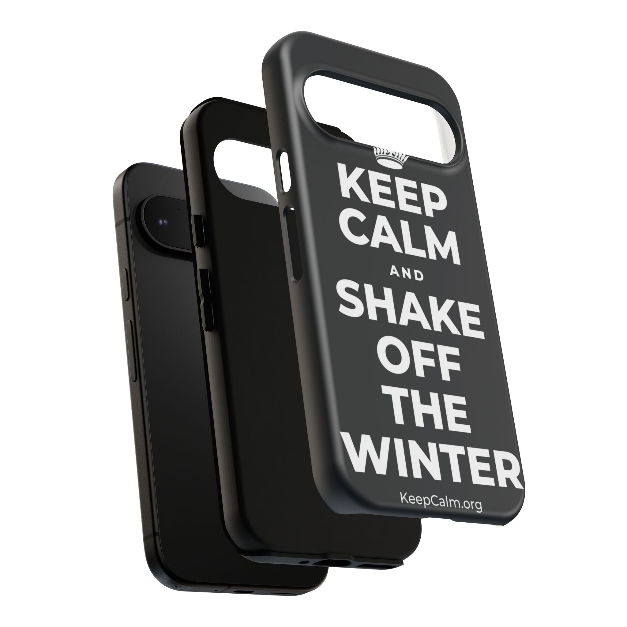 KEEP CALM AND SHAKE OFF THE WINTER Phone Case (Dark)