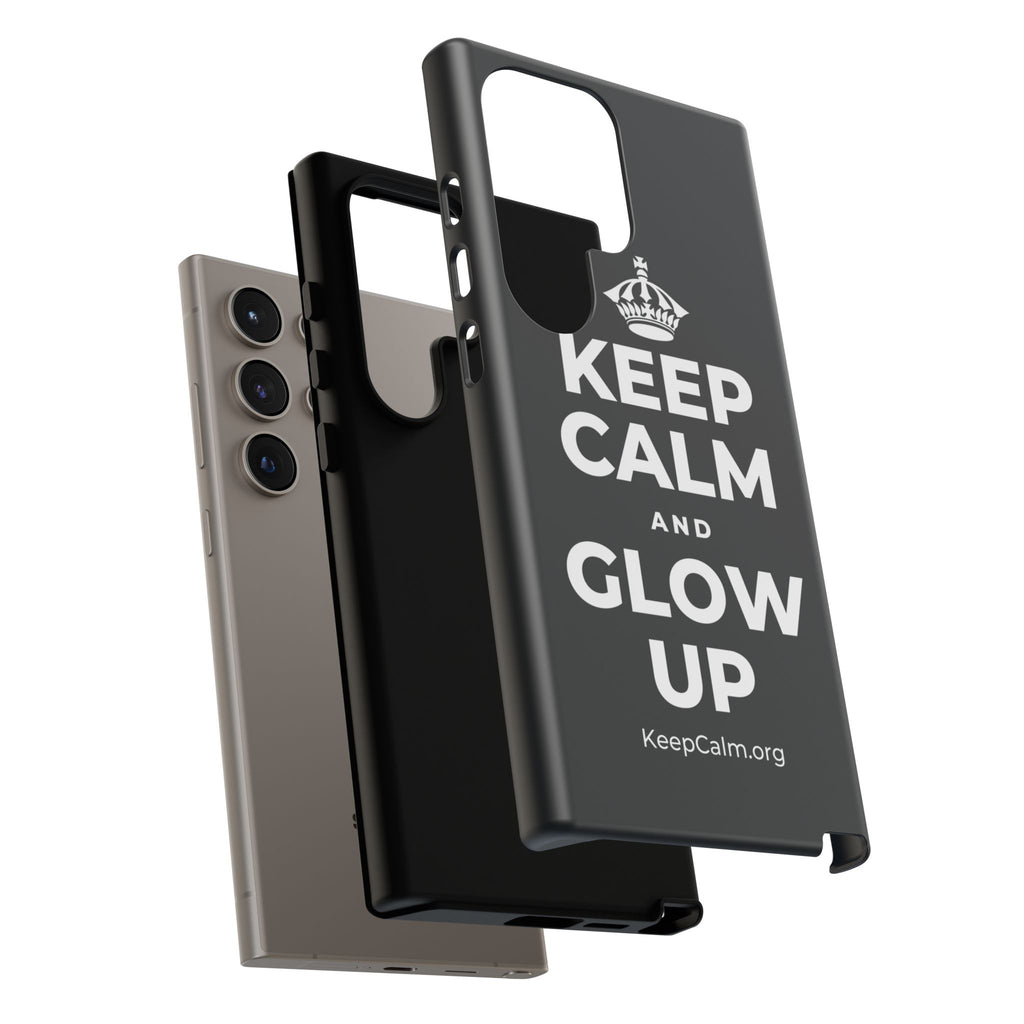 KEEP CALM AND GLOW UP Phone Case (Dark)