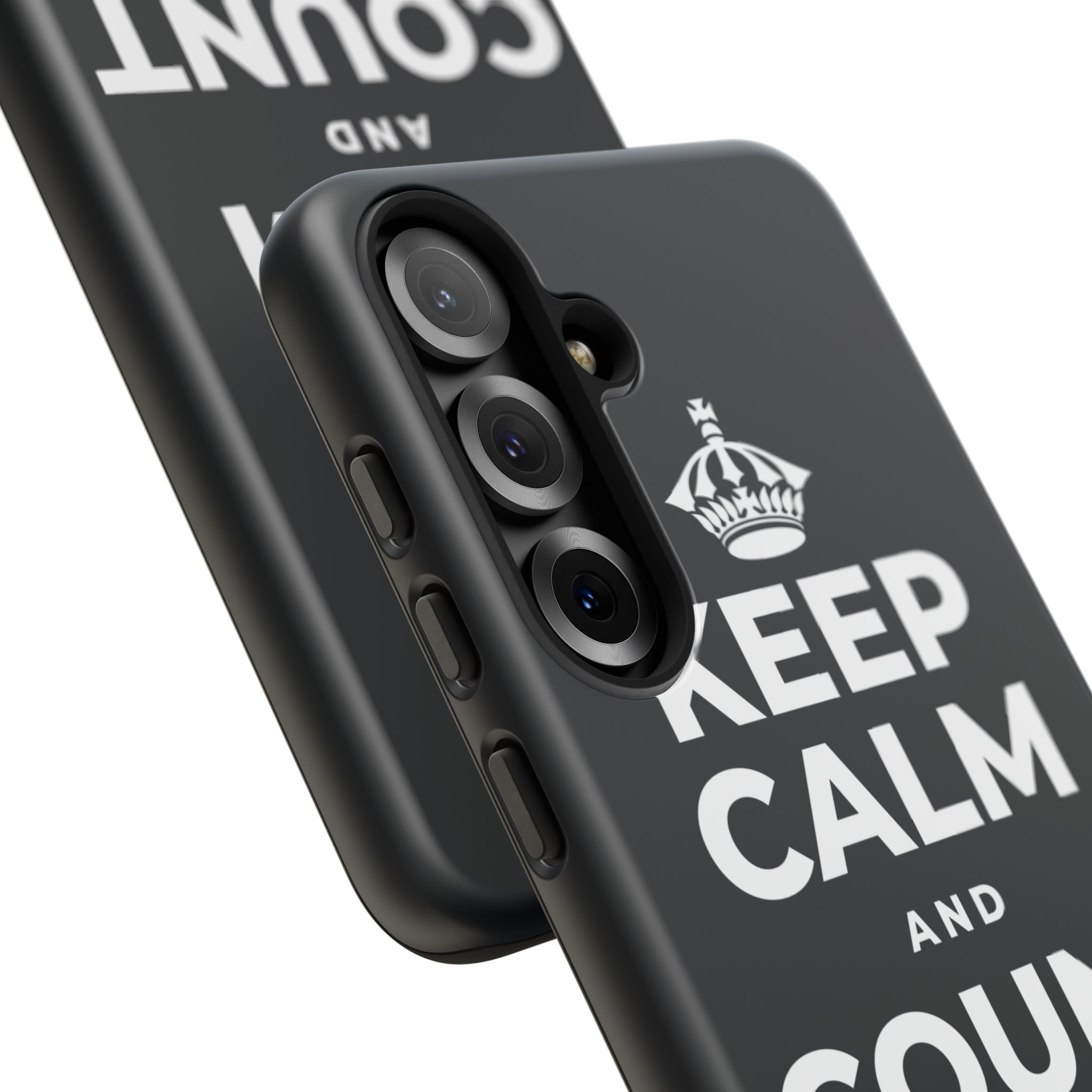 KEEP CALM AND COUNT SMALL WINS Phone Case (Dark)