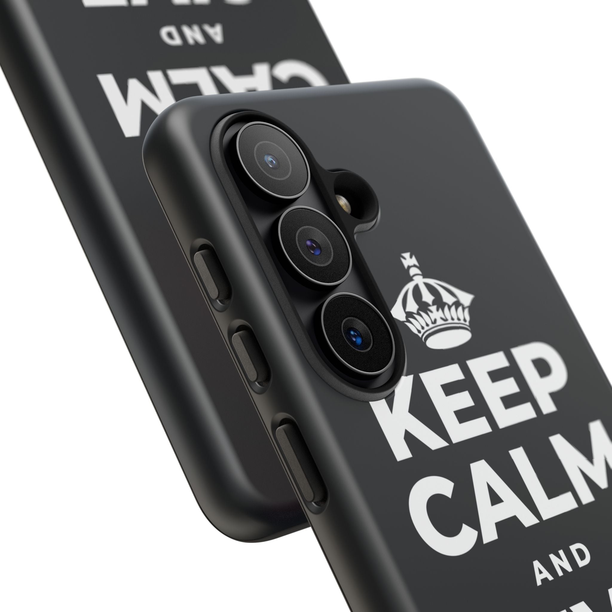 KEEP CALM AND GIVE THANKS Phone Case (Dark)