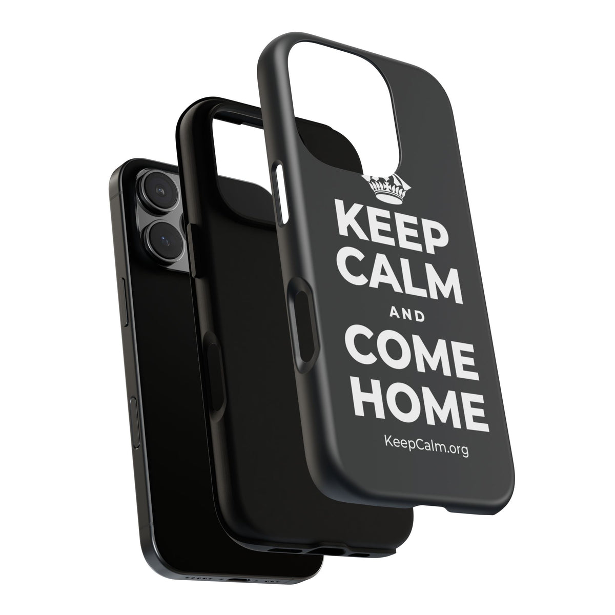 KEEP CALM AND COME HOME Phone Case (Dark)