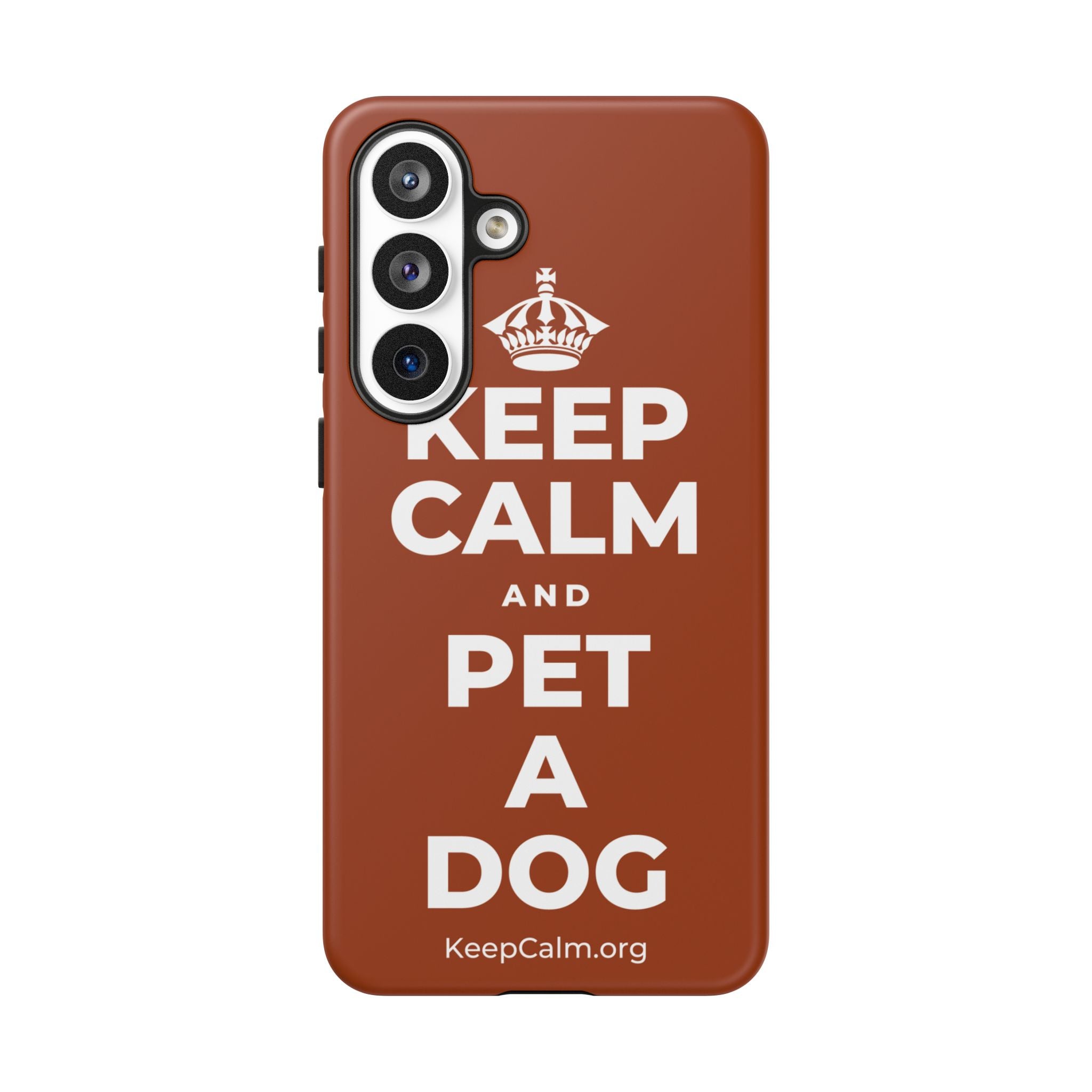 KEEP CALM AND PET A DOG Phone Case