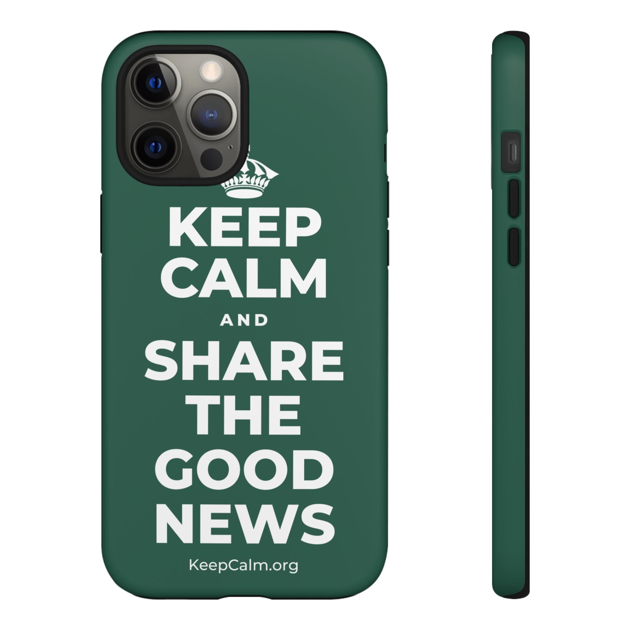 KEEP CALM AND SHARE THE GOOD NEWS Phone Case