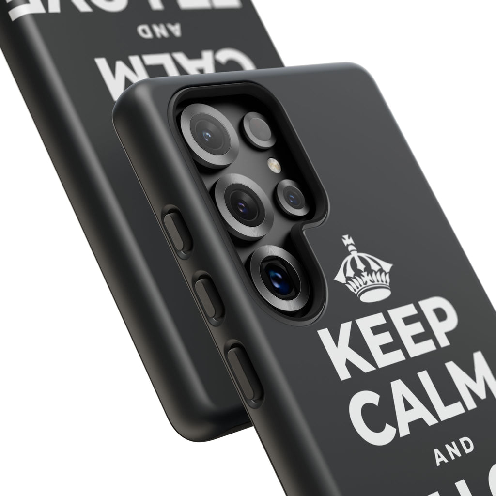 KEEP CALM AND LET LOVE FLOW Phone Case (Dark)