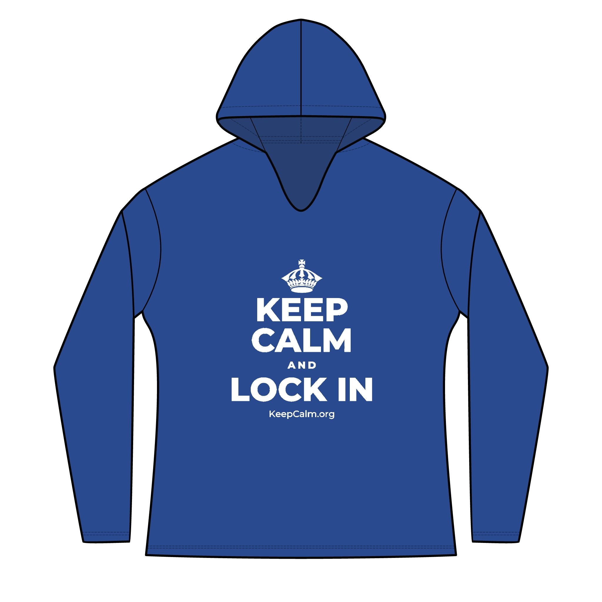 KEEP CALM AND LOCK IN Women's Long Sleeve Hoodie